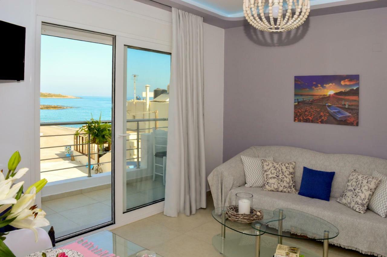 Meltemi Beach Apartments Milatos Exteriör bild